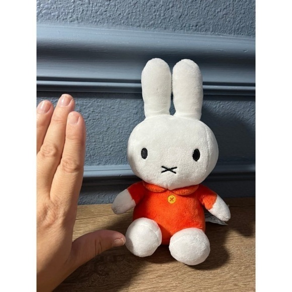Miffy Rabbit Bunny Sanrio Orange Plush 9" Stuffed Toy Doll Japan